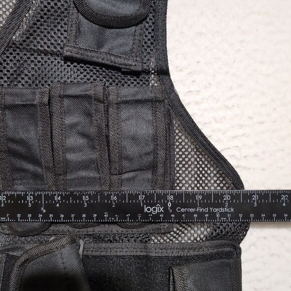 Tactical Mesh LARGE Molle Vest Carrier Adjustable 40” Belt Security Paintball - Picture 3 of 7